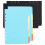 4 Sets Colored Binder Dividers Loose Leaf Notepad Tabs Index Pages 11