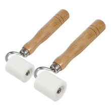 Mlins 2 Pcs Strip Double Plug Flat Pressure Wheel 18.50x4.00x3.50cm