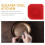 Multipurpose Kitchen Cleaning Spatula Plastic Red 1pcs 11