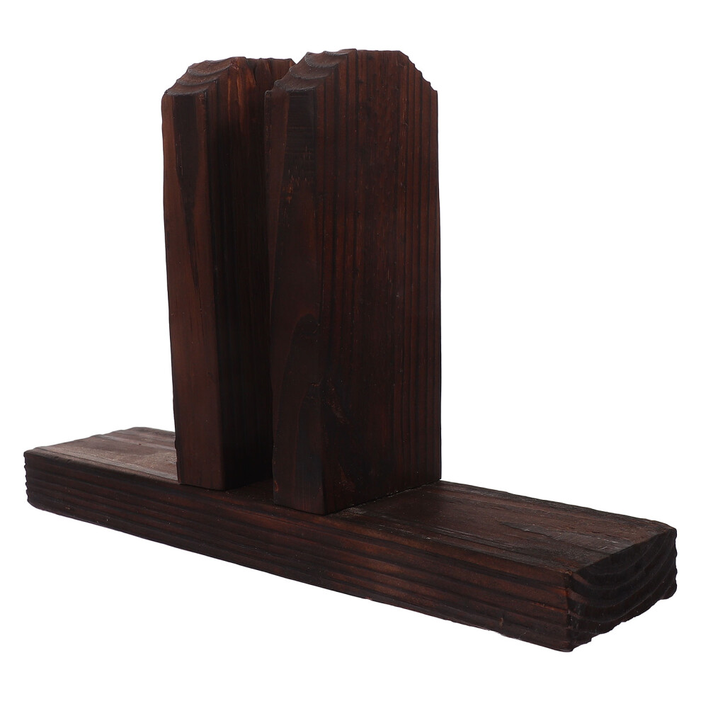 Worgeous 1Set Wood Fence Base For Privacy In 13.9X9.3x3.3in 3293806163742