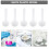 100pcs Measuring Smidgen Scoop Laboratory Measuring For 9