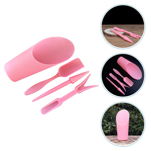 1Set Compact Pink Gardening Set Succulent Care Hand Tools 2