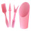 1Set Compact Pink Gardening Set Succulent Care Hand Tools 8