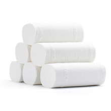 10pcs Thickened Toilet Paper Napkin Paper Household Roll Paper Wood
