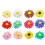 100 Pcs Resin Decoration Accessories Flower Beads Flatback Daisy 6