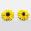 100 Pcs Resin Decoration Accessories Flower Beads Flatback Daisy 2