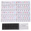 1 Sheet Convenient Piano Stickers Keyboard Decals Keyboard Stickers 2