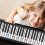 1 Sheet Convenient Piano Stickers Keyboard Decals Keyboard Stickers 4