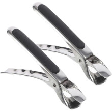 2pcs Bowl Clip Hot Dish Gripper Clips Hot Plate Retriever Tongs Plate Lifter