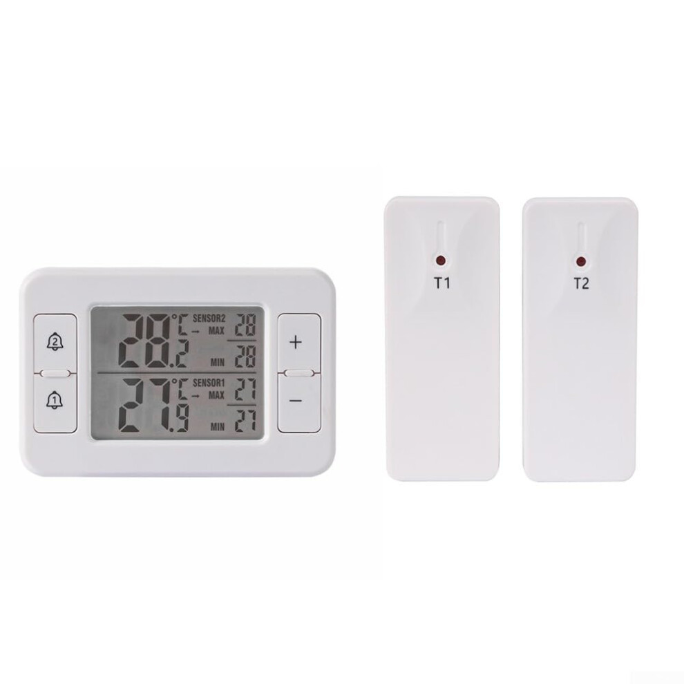 Wireless Fridge Thermometer Digital Freezer Thermometer -40C To 60C For Home Kitchen Use Electronic Thermometer