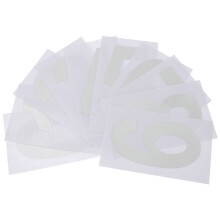 5 Sets Reflective Number Stickers Address Numbers Outdoor Mailbox