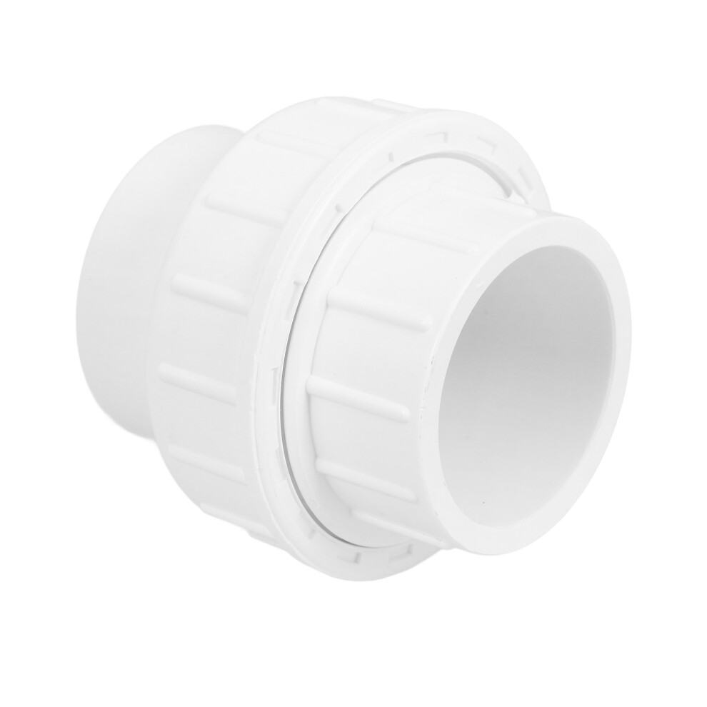 White Pvc Union Pipe Fittings Water Drainage Adapter Coupling 3293901305177