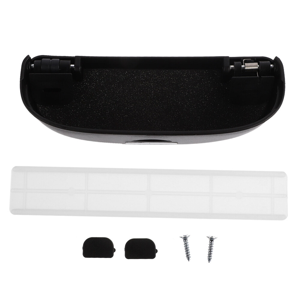 Car Sunglasses Box Durable Plastic Car Eyeglasses Container Black 3293901305221