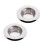 2Pcs Silver Drain Strainer Tub Stopper for Kitchen and Bathroom Use 1