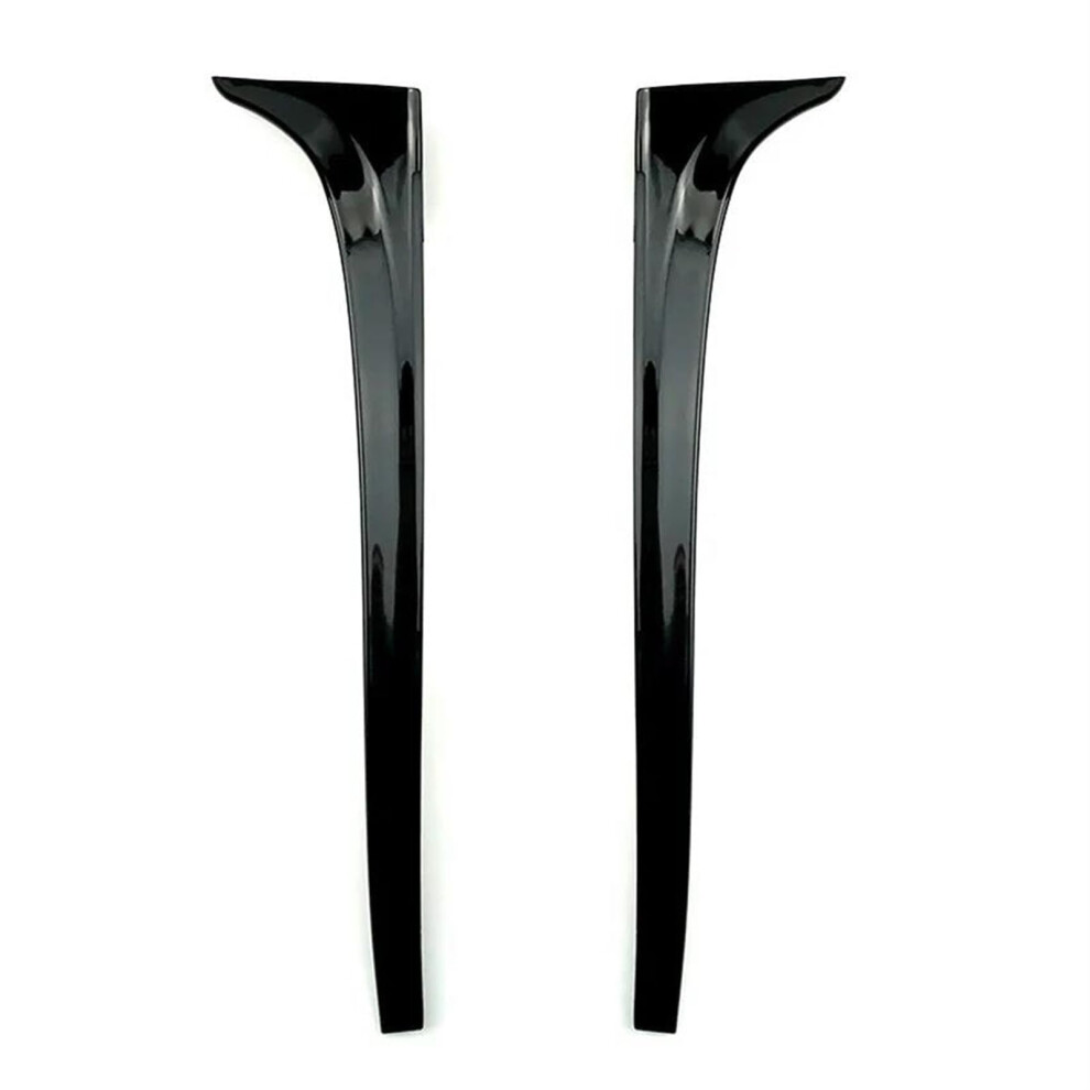 Rear Window Side Wing For Golf 7 Mk7 Gtd R 2014-2018, 2X Rear Window Side Spoiler Wing, Gloss Auto Car Styling Black 9354506942137