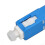 2-teiliger Glasfaseradapter, SC-Stecker auf 14