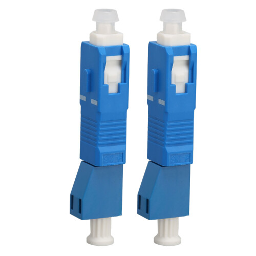 2-teiliger Glasfaseradapter, SC-Stecker auf 1