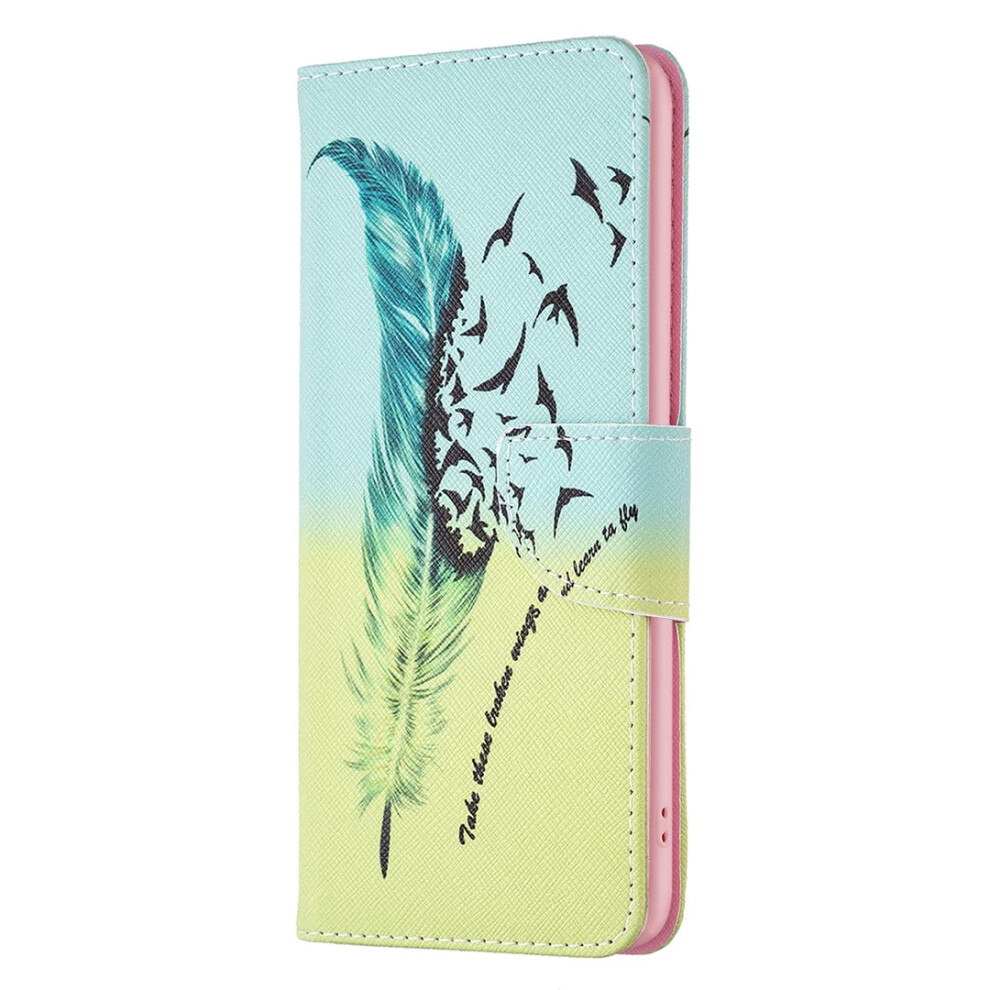 Moto G72 Case | Pu Leather Wallet Stand Case For Motorola Moto G72 | Feathered Bird Design 9084446102215