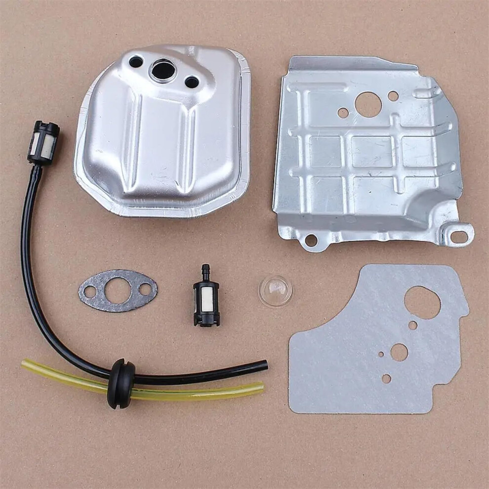 Exhaust Muffler Silencer Insulator Gasket For Gx35 Gx35nt Hht35s Umk435 Brush Cutter Trimmer Lawn Mower Engine 9354506942519