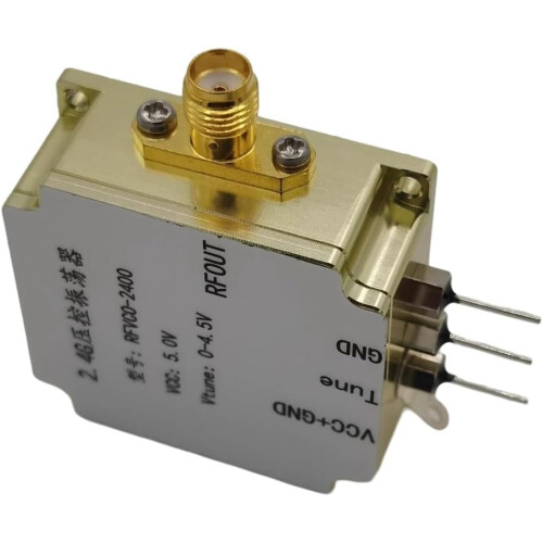 2.4G Voltage Controlled Oscillator Microwave Module VCO Sweep Signal Source 2.4 GHz Compatible Signal Source 1