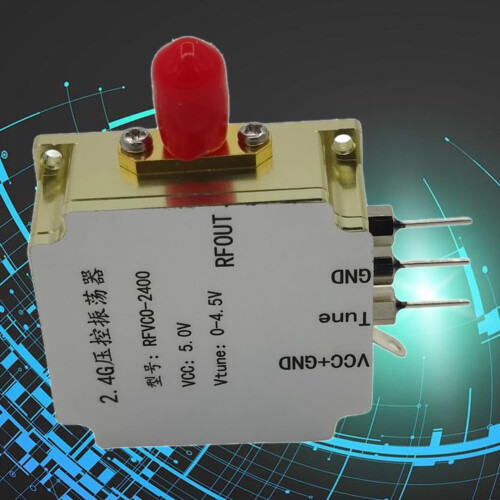 2.4G Voltage Controlled Oscillator Microwave Module VCO Sweep Signal Source 2.4 GHz Compatible Signal Source 2