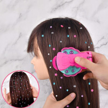 (Multicolor, 13pcs/set) Glitter Drill Styling Tool, 1 Set Hair Bedazzler Kit, Plastic Gem Decorator for The Girls To Brighten Hair, Clothes, Accessories and More