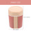 1Pctasse À Yaourt Portable Rose En PP Pour Usage Scolaire 2