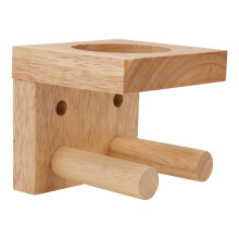 1 holz baseballschlägerhalter, ablage für