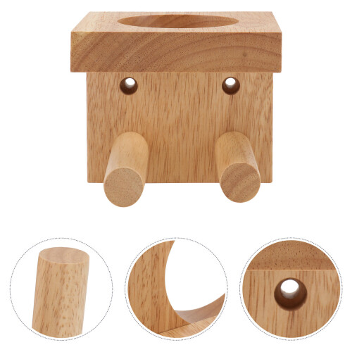 1 holz baseballschlägerhalter, ablage für 1