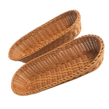 2Pcs Plastic Baskets For Food Serving And Bread Storage