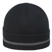 Zwarte All-Match Gebreide Met Fluorescerend En Warm Design