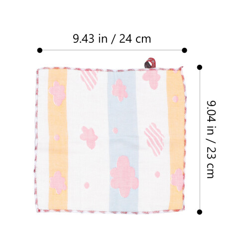 4 baumwoll-gesichtstuch für babys, waschlappen, pflegetuch 1