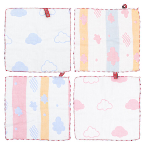 4 baumwoll-gesichtstuch für babys, waschlappen, pflegetuch 2