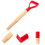 Assorted Color Wood Handle Replacement for Spade Shaft 3
