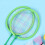 1 set badmintonschläger mit , 15 bälle, training für kinder 11