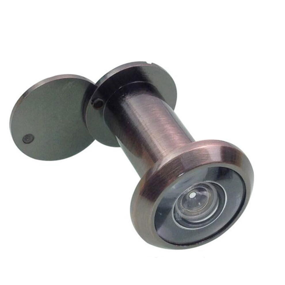 Copper Door Viewer With Wide Angle And Prying Resistance In Bronze 3293901349744