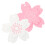 2pcs Creative Flower Shaped Placemat Silicone Dish Mat Flower Coaster 5