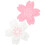 2pcs Creative Flower Shaped Placemat Silicone Dish Mat Flower Coaster 1