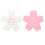 2pcs Creative Flower Shaped Placemat Silicone Dish Mat Flower Coaster 2
