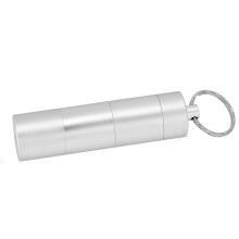 Wasserfester Aluminiumlegierung-Pillenbehälterhalter 8cm Silber Outdoor Survival