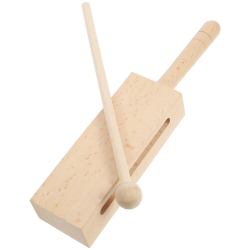 -instrument muzikale houtblok percussie met tokkel