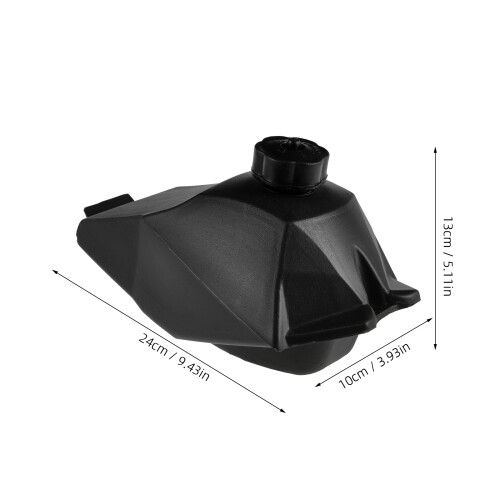 1Mini Réservoir Essence Plastique Noir Pour 2 Temps Robuste 1