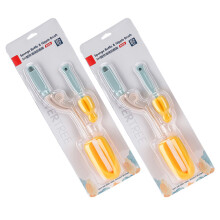 1Set Silicone Babyflesborstel Met Schuim Hygiënisch Gebruik