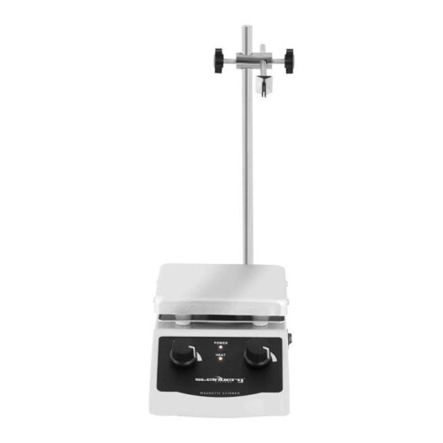 Agitador magnético - HELLOSHOP26 - 2L - 380C - 2000 r/min - Aço e alumínio 1