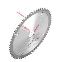 165 mm Silber TCT Kreissägeblatt zum Holzschneiden, 60 Zähne