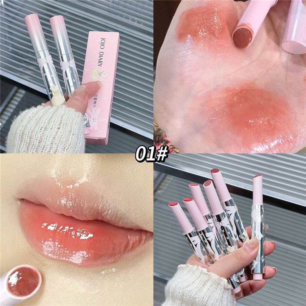 (Type#1) Jojo Diary Ballet Day Solid Lip Gloss Moisturizing Whitening Mirror Glass Lips-image-OPC-PKRCD6P-NEW