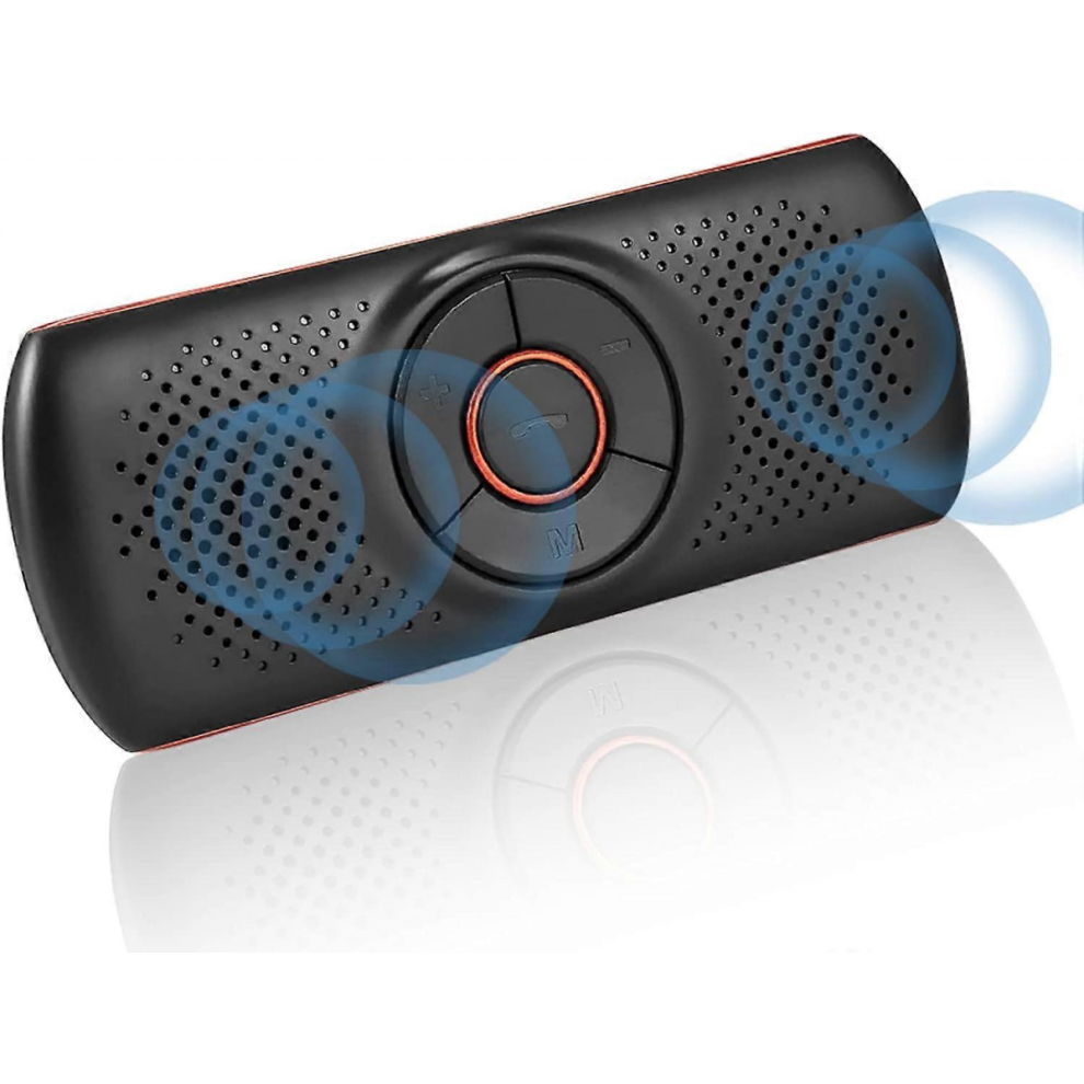 Bluetooth Car Speaker For Cell Phone, Handsfree Bluetooth Car Kit With Visor Clip, In Car Speakerphone Support Siri And Voice Assistant Voice Guidance 9022594173886