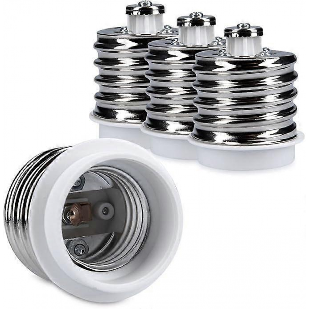 4X Socket Adapter - E40 To E27 Socket Converter - E27 Base Lamp Holder Adapter For Led Halogen Bulb 9022594173909