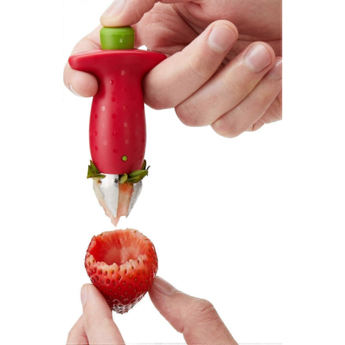 Équeuteur de fraises, rouge/vert 2