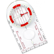 Survival Compass with Ruler Scale Hiking Orienteering Camping Thumb Compass for Map Reading